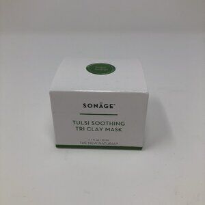 Sonage Tulsi Soothing Tri Clay Mask 1 oz / 30 ml NEW